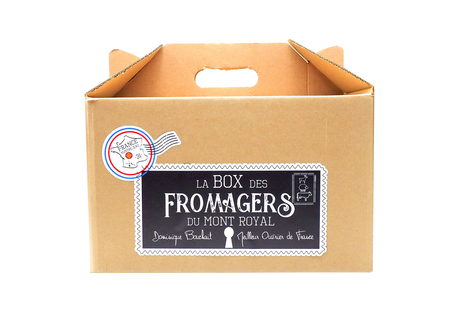 Faites vous livrer à domicile une box de Fromages sélectionnés par Dominique Bouchait Meilleur Ouvrier de France