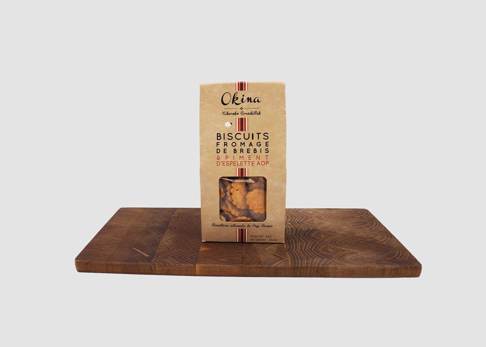 Biscuits Fromage de Brebis Piment d'Espelette